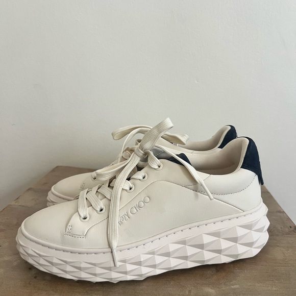 Jimmy Choo Malbon Diamond Golf Trainers - Picture 5 of 8